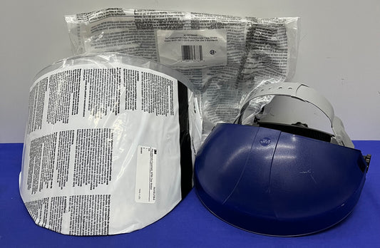 3M 82783-00000 H8A RATCHET HEADGEAR & WP96 POLYCARBONATE FACESHIELD - QTY 4