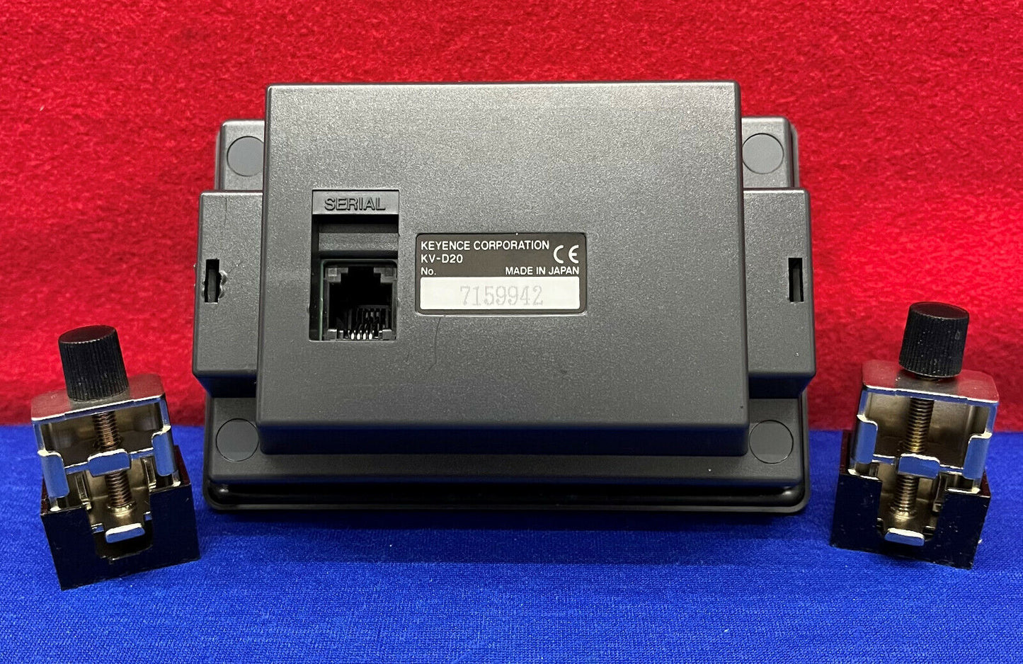 Keyence Corporation KV-D20 Schnittstellenanzeige-Bedienfeld mit Montageklammern