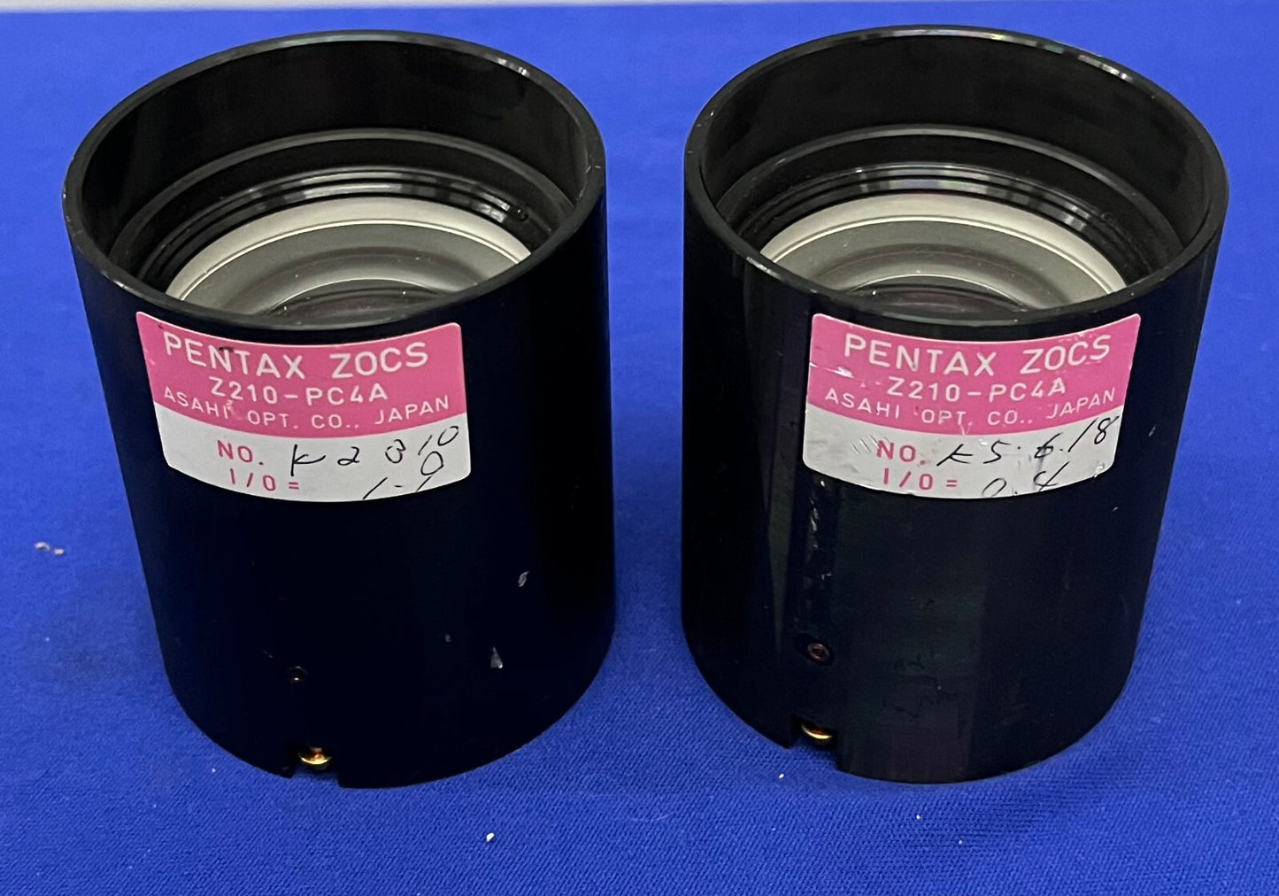 PENTAX ZOCS Z210-PC4A LENS W/ SLIDE LIKE ZOOM LENS CAPABILITIES - 1 LOT QTY 2