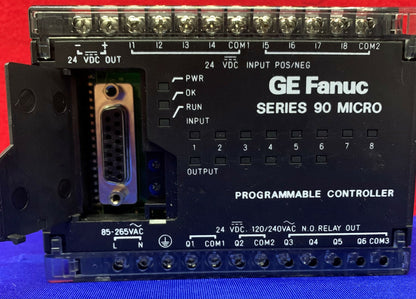 GE Fanuc Serie 90 Mikro-IC693UDR001BP1 Programmierbarer Controller 24VDC