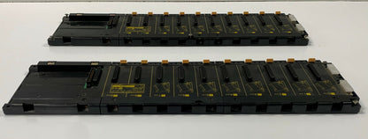 Lot of 2 Omron 10 Slot CPU Base Unit C200HBC101-V2