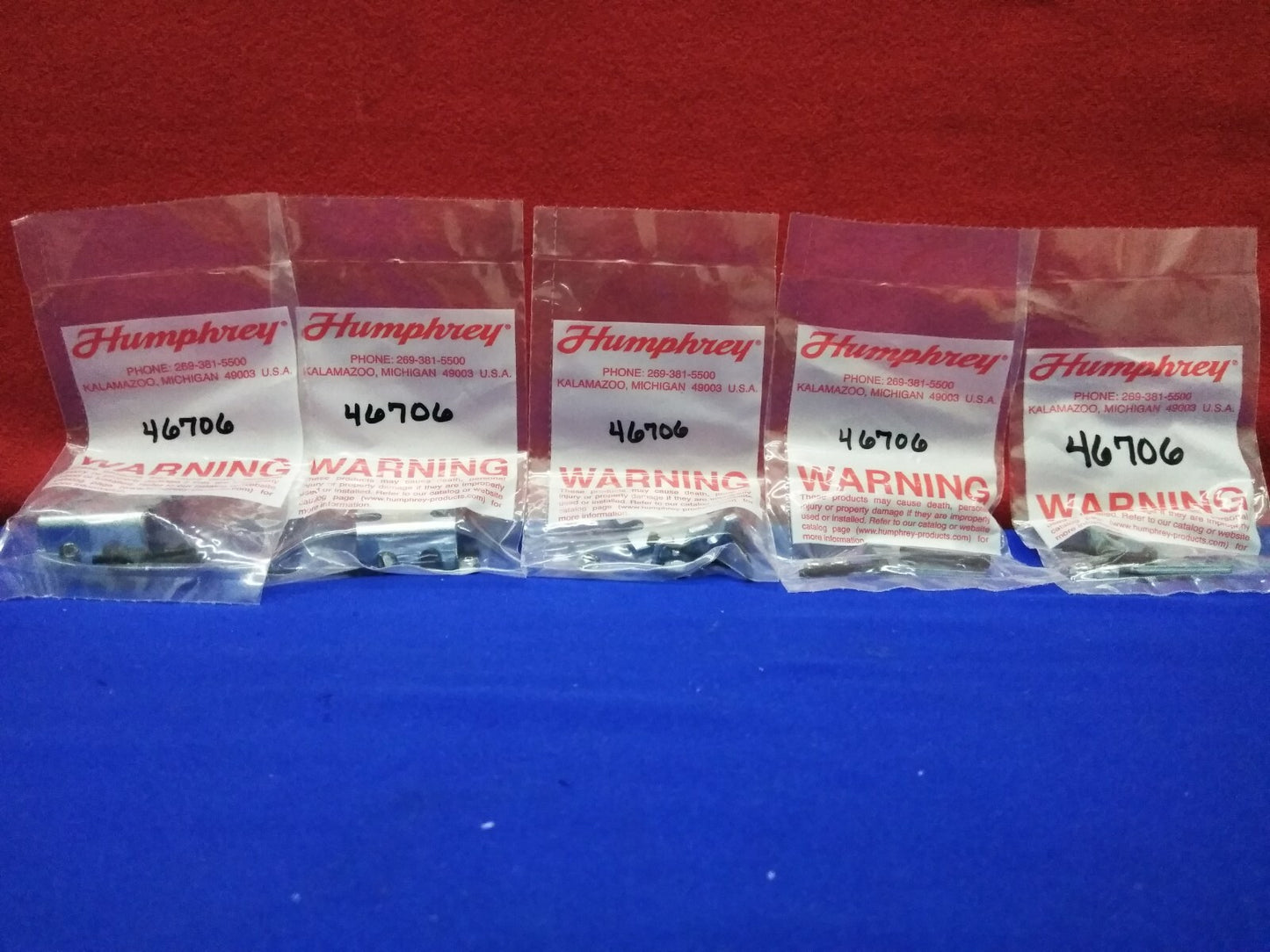 LOT OF 5 - HUMPRHEY 46706 MOUNTING BRACKET