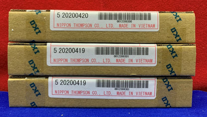 1 Lot Hoeveelheid van 3 - IKO Nippon Thomson Lineaire Geleiderail. LWL 9 R80 BP S2 