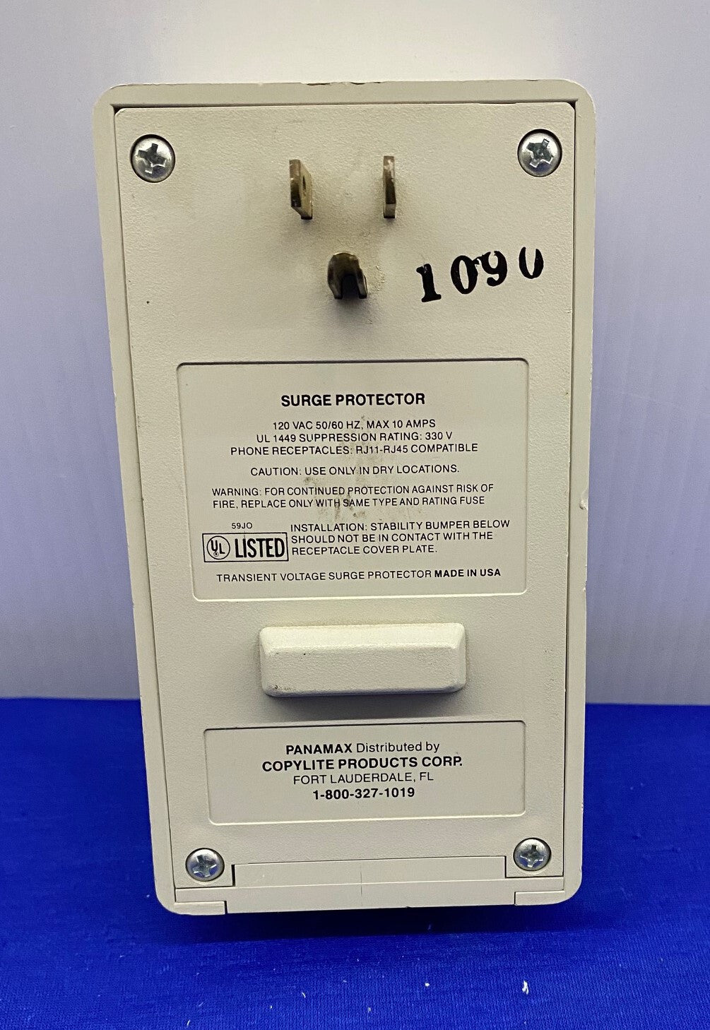 PROTEZIONE DA SOVRATENSIONE FAXMAX ® 120VAC 50/60HZ MAX 10 AMP