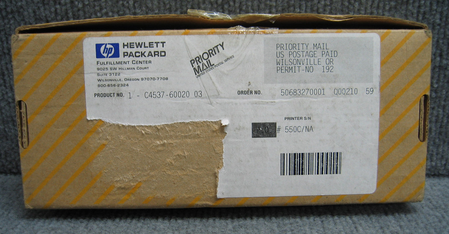 HEWLETT PACKARD HP C4537-80027 PAPER FEED CLEANING KIT WITH HP DESK JET DISK