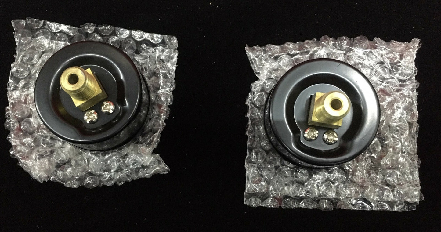 QTY 2 - WINTERS PEM1420 GAUGE 1.5" DIAL 1/8" NPT BACK 0-100PSI/KPA