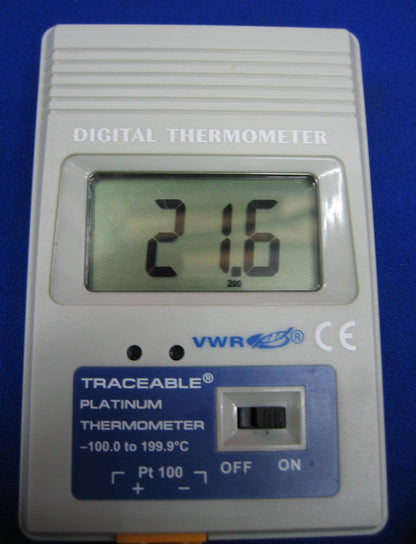 VWR 36934-160 Traceable Digital Platinum Freezer Thermometer - CELSIUS ONLY
