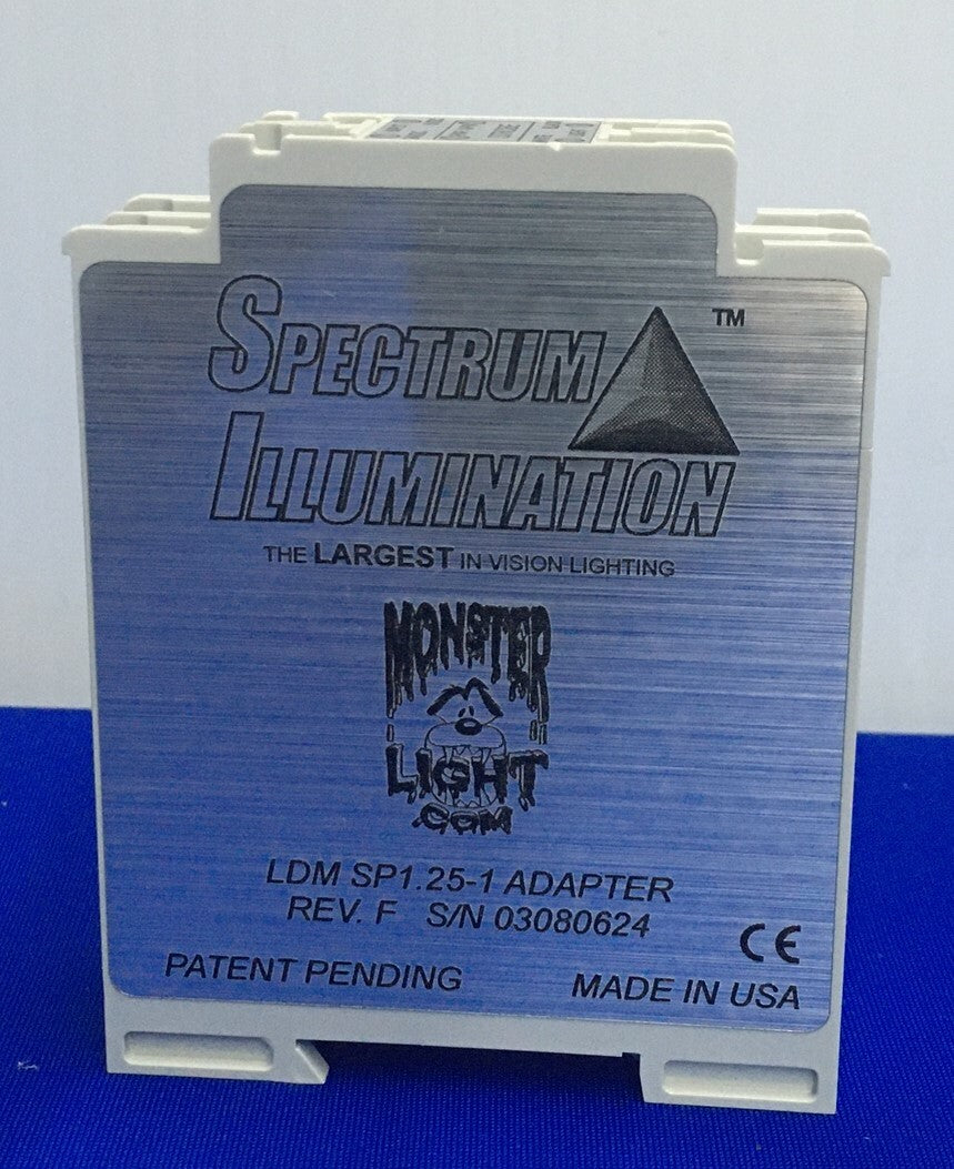 SPECTRUM ILLUMINATION LDM SP1.25-1 REV F ADAPTER LIGHT CONTROLLER STROBE