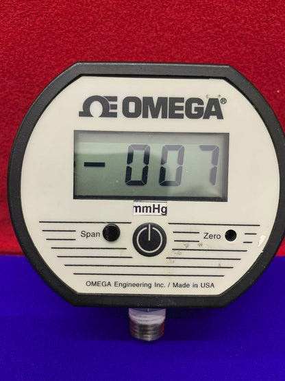 OMEGA DPG1000B - 760MMHGG DIGITAL GAGE GAUGE SHOWS COSMETIC WEAR MISSING BUTTON