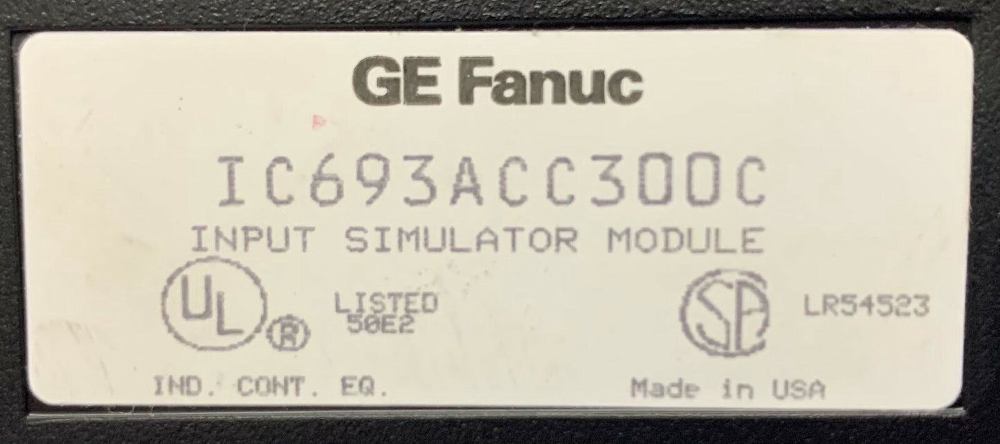 GE FANUC 入力シミュレータモジュール IC693ACC300C