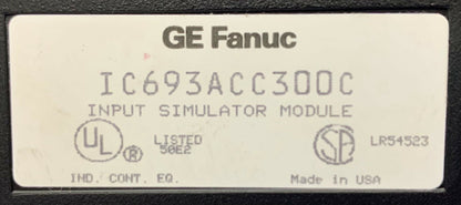 GE FANUC 入力シミュレータモジュール IC693ACC300C