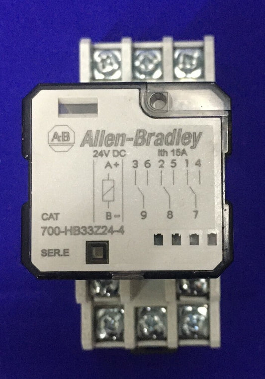 Allen-Bradley Allen Bradley AB 700-HB33Z24-4 SER E GENERAL PURPOSE RELAY