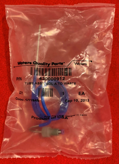 Waters Quality Parts 430000912 Tube Assy Sol A to Waste  CODE CT194B