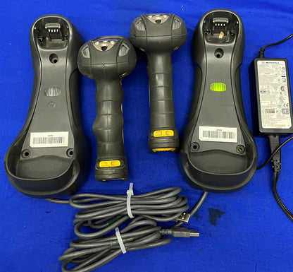 SYMBOL MOTOROLA BARCODE SCANNER LS3578 met OPLAADSTATION - 1 PARTIJ HOEVEELHEID 2