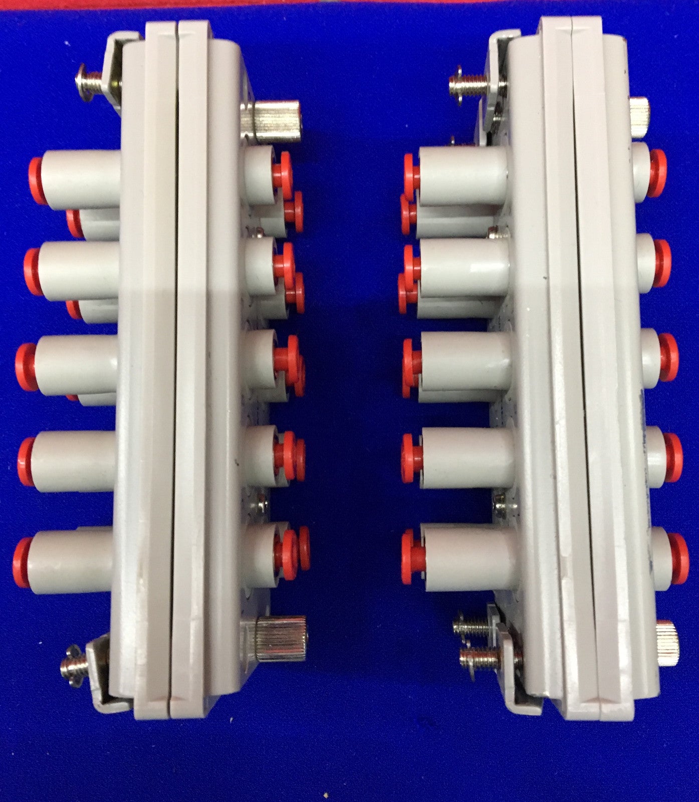 QTY OF 2 - SMC MULTICONNECTORS 10 PORT