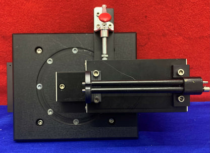 Glissière à rouleaux croisés Del Tron RS3-3 avec glissière Parker 4450-DM et dispositif de rotation