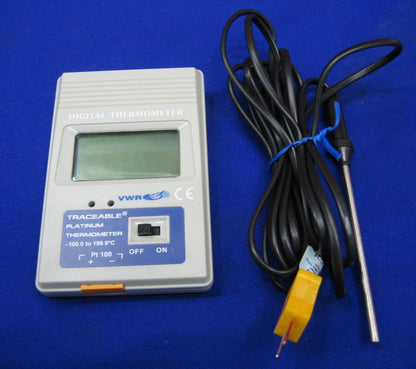 VWR 36934-160 Traceable Digital Platinum Freezer Thermometer - CELSIUS ONLY