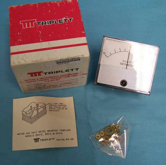 TRIPLETT METERS & INSTRUMENTS CORPORATION TYPE 220-G,CAT. -5/0/+5 ALLOY SENSOR