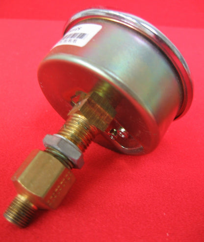 NOSHOK 60 PSI 0-60 PSI GAUGE GAGE BACK CONNECTOR PANEL MOUNT 1/4"