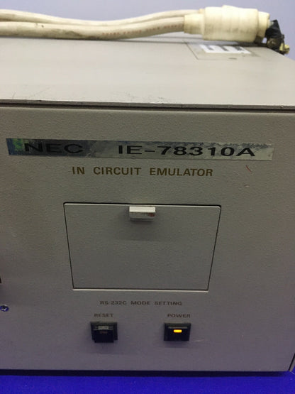 NEC IE-78310A IN CIRCUIT EMULATOR 8/16-BIT SINGLE-CHIP CMOS MICROCOMPUTER PARTS