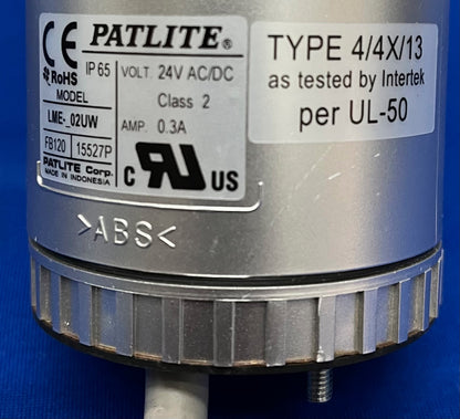 PATLITE® LME-_02UW SIGNAAL TOREN STAPELBARE LICHTSIGNAAL ROOD/GEEL/GROEN 1 LOT HOEVEELHEID 2
