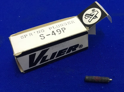 VLIER ENGINEERING S-49P SPRING PLUNGER #6-32  0.5 TO 1.5 END FORCE LBS
