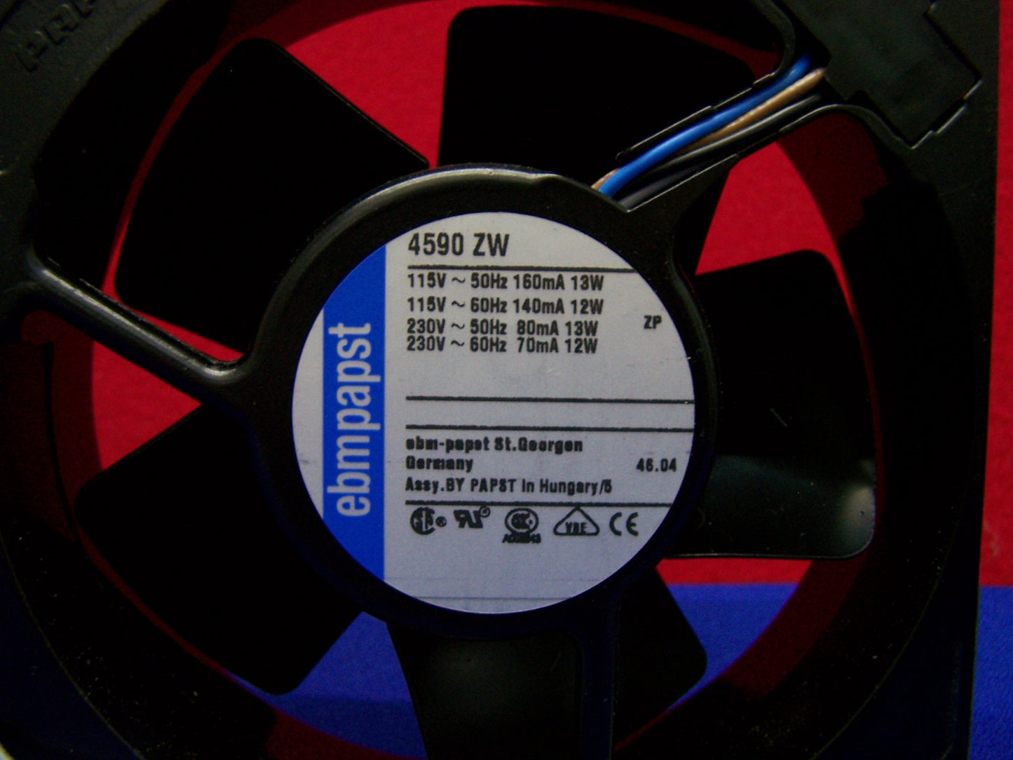 EBM-PAPST / EBMPAPST 4590 ZW / 4590ZW FAN