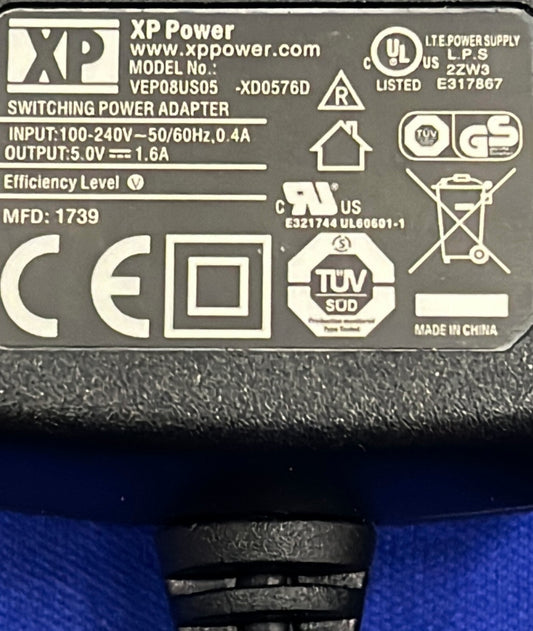 XP POWER 5VDC USB MICRO-B POWER SUPPLY CONNECTOR VEP08US05 US PLUG - LOT OF 25