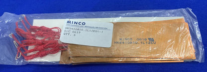 1 PKG OF QTY 6 MINCO HK5410R10.1L12EU (-) D/C 0619,POLYIMIDE THERMOFOIL ™ HEATER