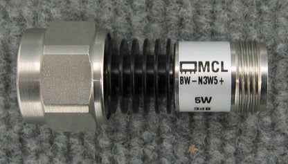 MCL BW-N3W5+ ATTENUATOR 5W 3db DC-18GHz