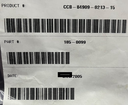 INDUSTRIELLES SCHNITTSTELLENKABEL CCB 849090213 TEIL #185-0099 2 Ampere 60V