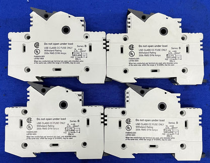 AB ALLEN BRADLEY 1492-FB1C30-L FUSE HOLDER 30A 600V LOT OF 4
