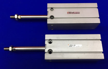 QTY 2 - SMC CDU25-60D FREE MOUNT CYLINDERS MAX PRESSURE 0.7 MPa