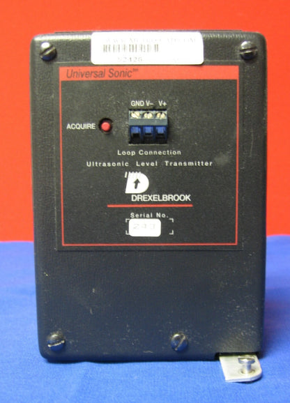 DREXELBROOK UNIVERSAL SONIC ULTRASONIC LEVEL TRANSMITTER; SOFTWARE VERSION 2.4;