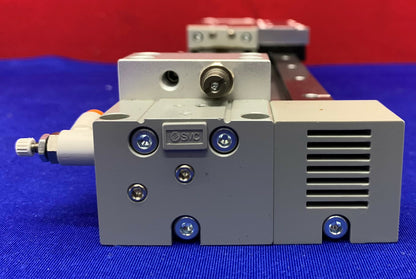 SMC Rodless Cylinder MY1H20-150L / MY1H20150L w/(2) SMC AS1201F Flow Controls