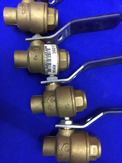 Qté 4 - NIBCO USA 580 1/2'' VANNE À GUILLOTINE C 125SWP-400WOG
