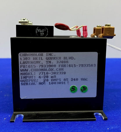 Chromalox 7710-302320 w/ Solid State Relay 4115-20250 & 0135-20106 Relay Driver