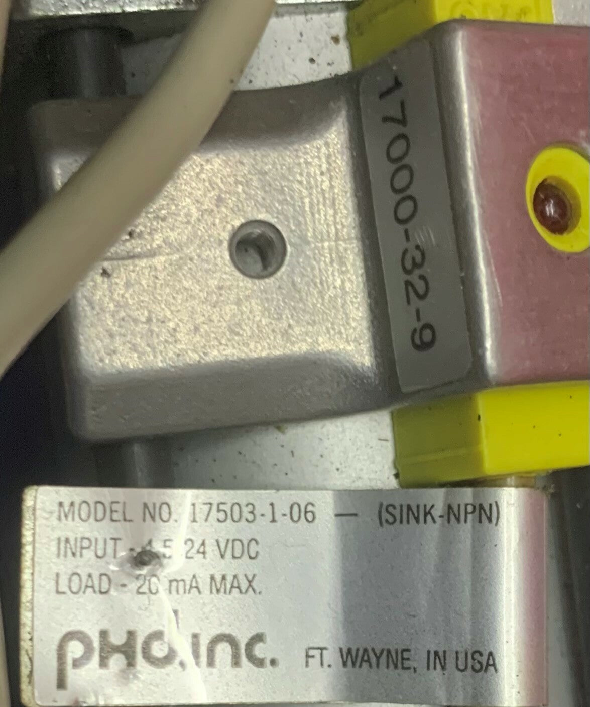 PHD SED23X6-AE-BR-DB-E-PB-U7 Slide Cylinder w/(2) 17503-1-06 & (2) 17000-32-9