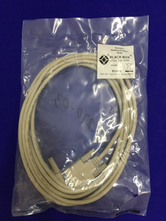 BLACK BOX ® BC00230 / DB9 M/F CABLE/SERIAL MOUSE-10FT