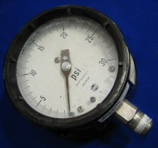 USG SOLFRUNT MODEL 33002 0-30 PSI PRESSURE GAUGE 316 STAINLESS