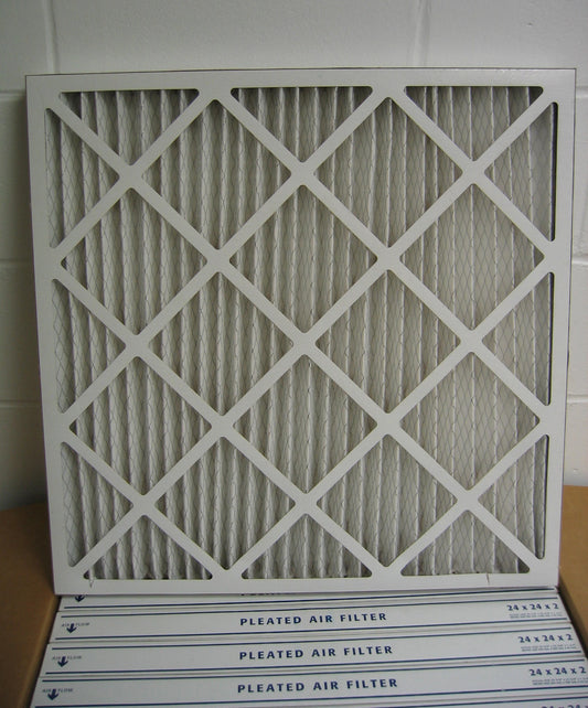 AIR HANDLER 6B924,HI CAP PLEATED FILTER 24X24X2,SELLING AS 1 LOT-QTY 12,NEW