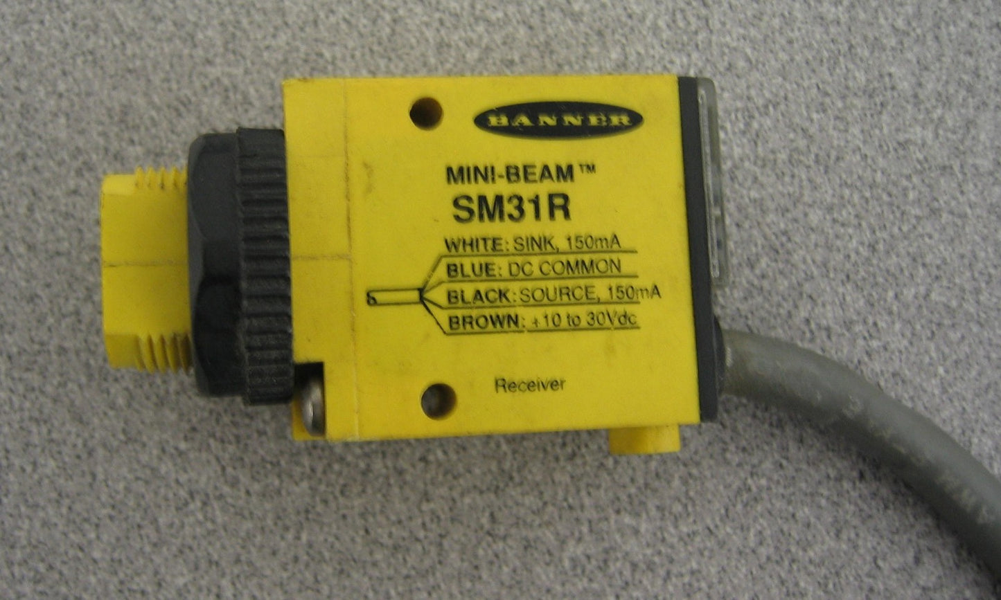 BANNER ENGINEERING EMITTER SM31R MINI-BEAM