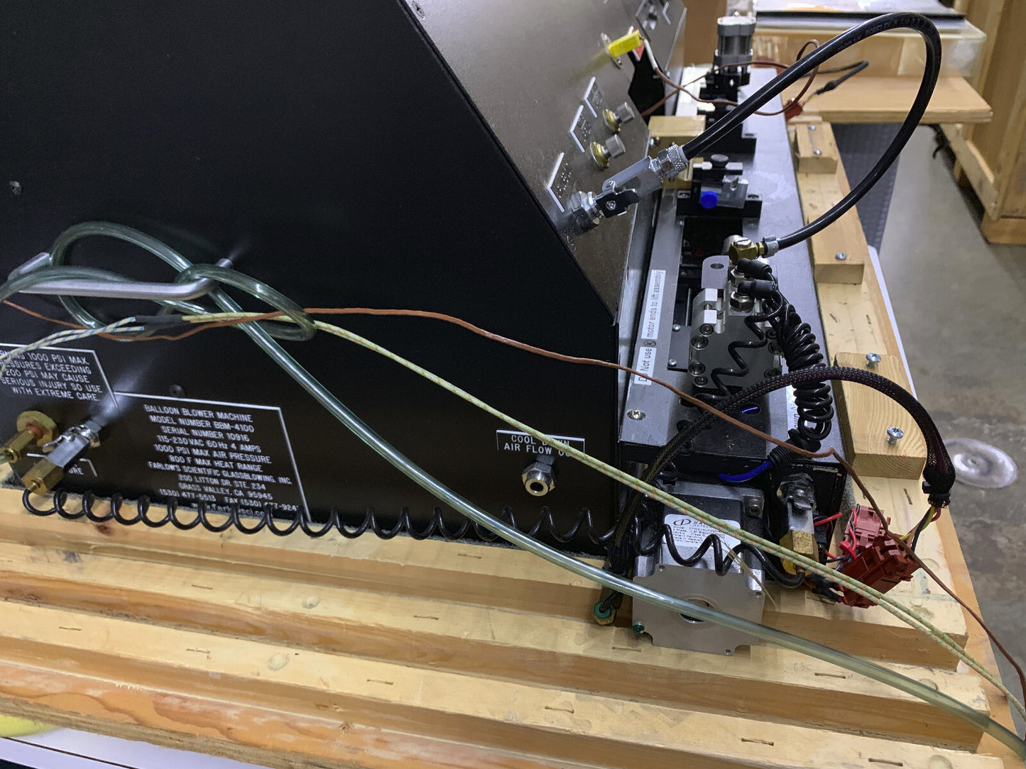 FARLOW'S BBM-4100 CATHETER BALLOON BLOWING SYSTEM FOR PARTS AND REPAIR