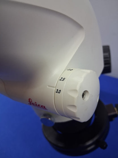 Leica S4E 6.3-30X Stereo Zoom Microscope with Boom Stand and LED Ring Light