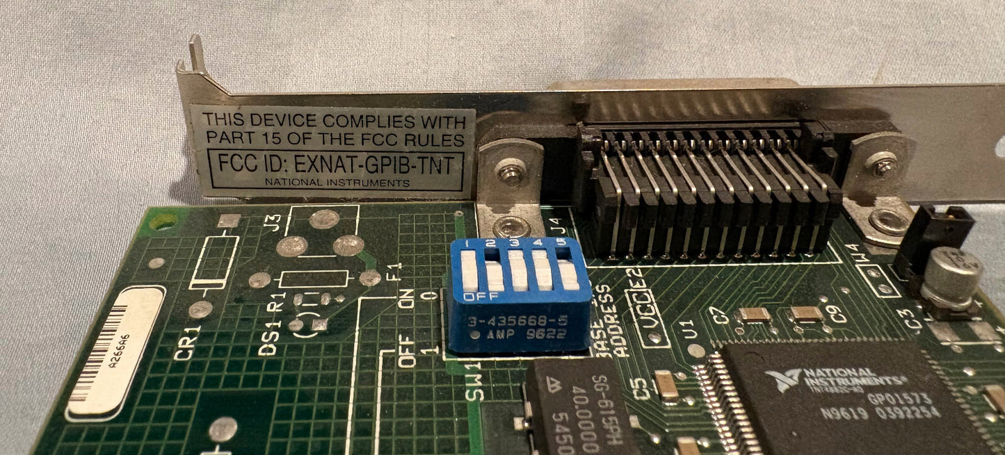 NI NATIONAL INSTRUMENTS AT-GPIB/TNT ASSY181830E-01 INTERFACE CARD BOARD IEEE-488