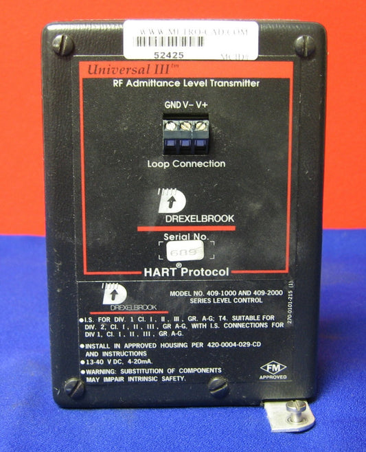 DREXELBROOK; SERIES LEVEL CONTROLLER 409-1000-11,SERIES LEVEL CONTROLLER;