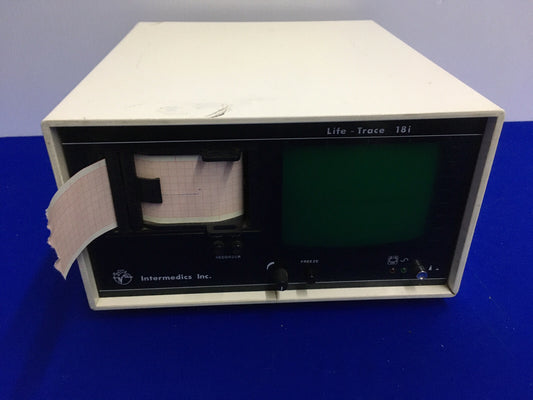 PARTS/REPAIR INTERMEDICS LIFE-TRACE 18i STRESS TEST RECORDER & MONITOR