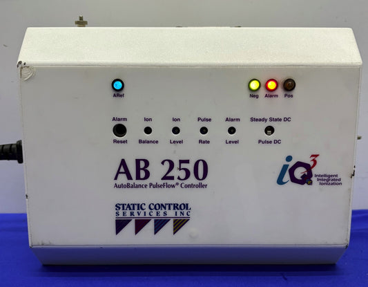 Static Control Services,Auto Balance Pulse Flow Controller,AB 250 PARTS REPAIR