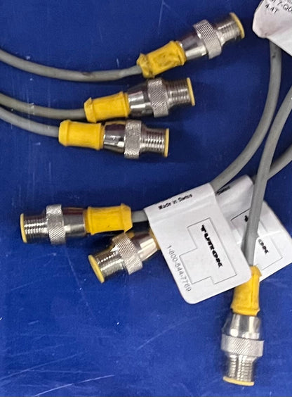 QTY 6 - TURCK Bi7-Q08-VP6X2-0.2M-RS-4.4T RECTANGULAR INDUCTIVE PROXIMITY SENSOR