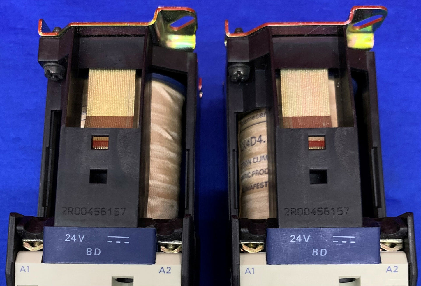 Lot van 2 Telemecanique (Schneider) LP1-D2501 BD 24V Contactor Spoel